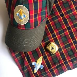 Cub Scout Webelos Hat, Neckerchief, Slide lot